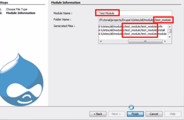 screenshot of Netbeans IDE for Drupal